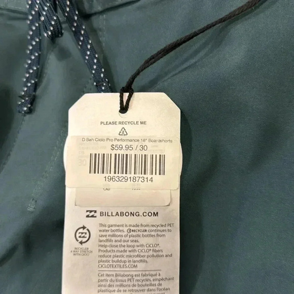 Billabong D Bah Ciclo Pro Performance 18" Boardshorts - Picture 5 of 5